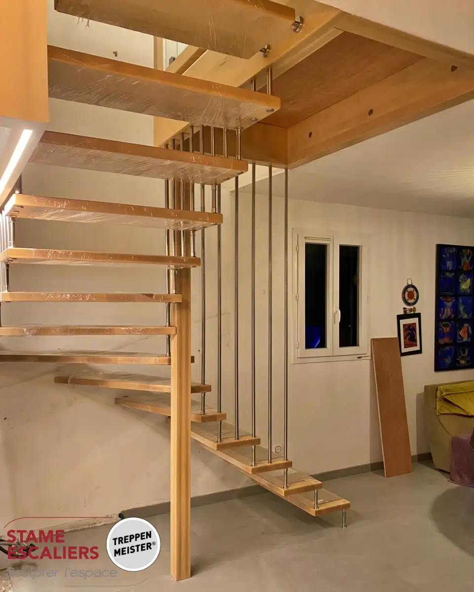 Escalier après rénovation STAME escalier La Réunion design moderne
