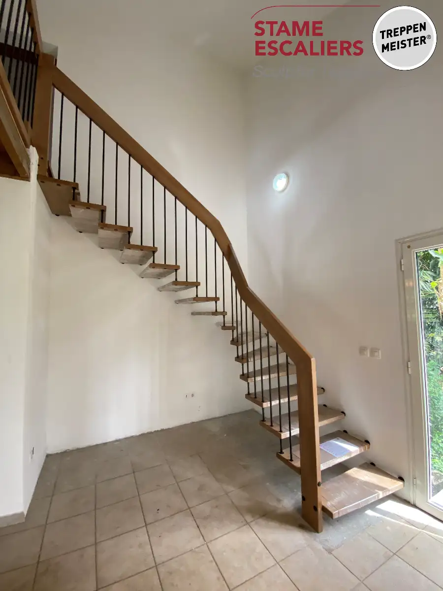 Escalier après rénovation STAME escalier La Réunion design moderne