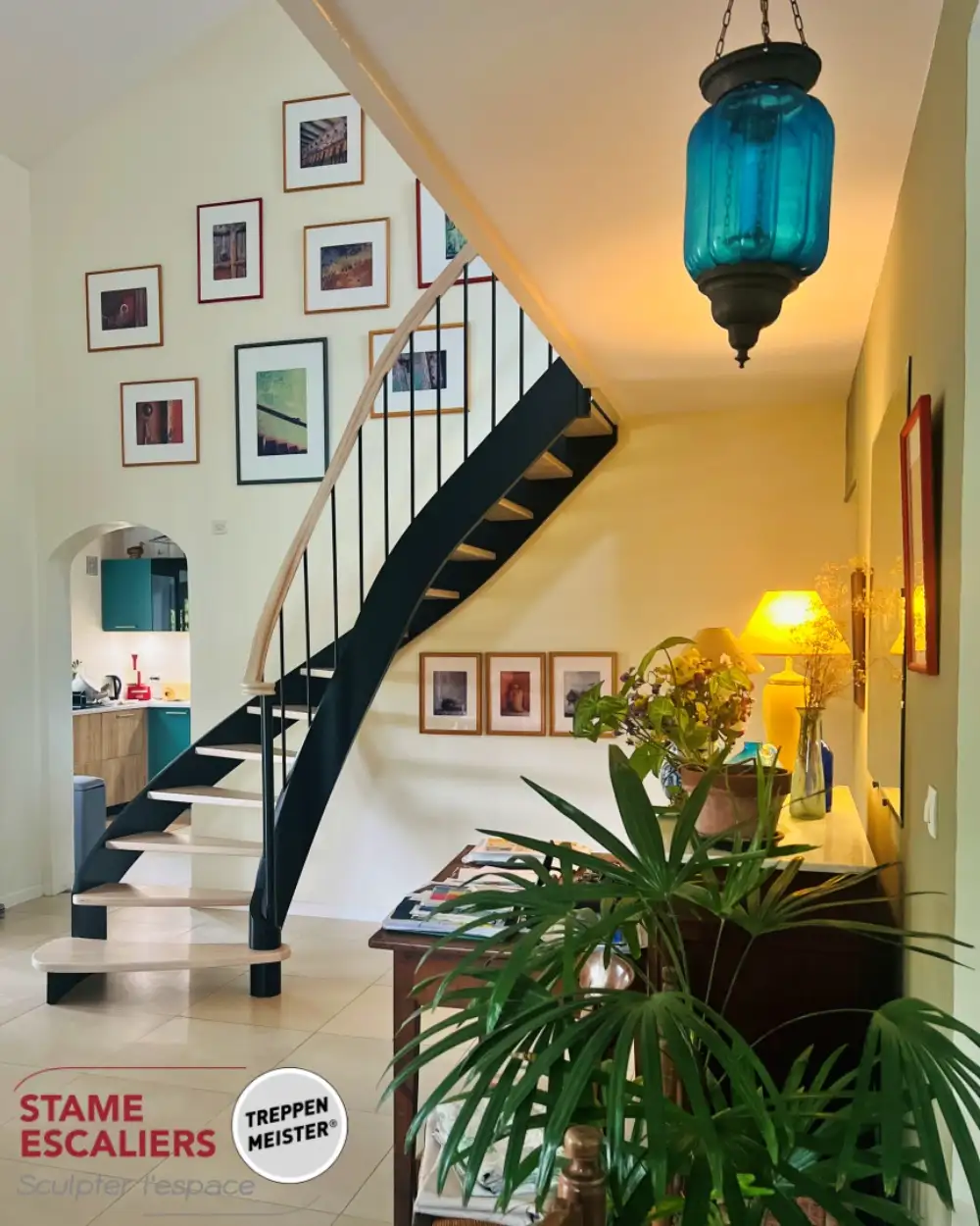 L’escalier traditionnel intérieur STAME escalier La Réunion robuste