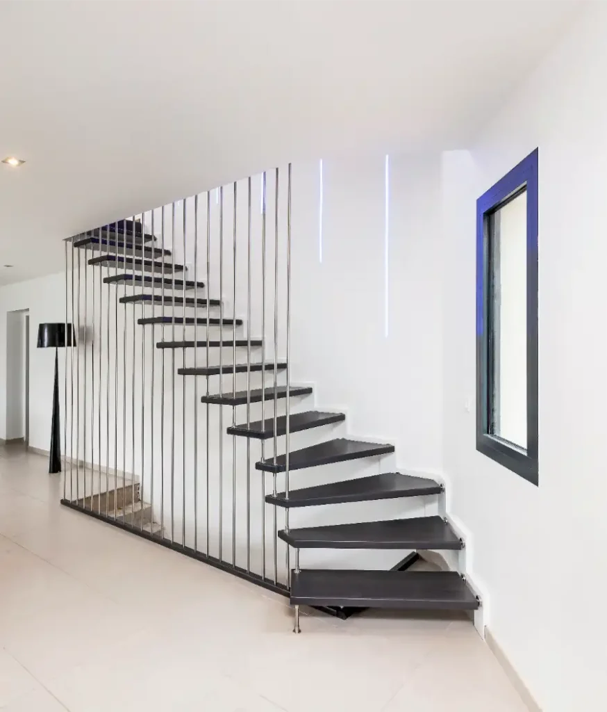 Escalier sur mesure en bois STAME Escaliers à La Réunion